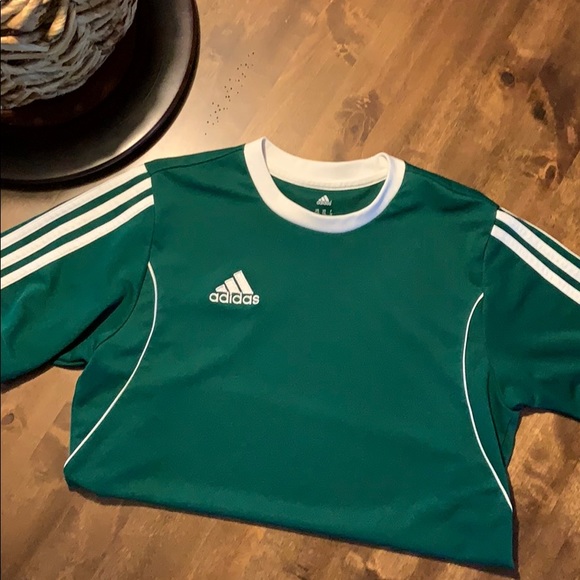 womens green adidas top